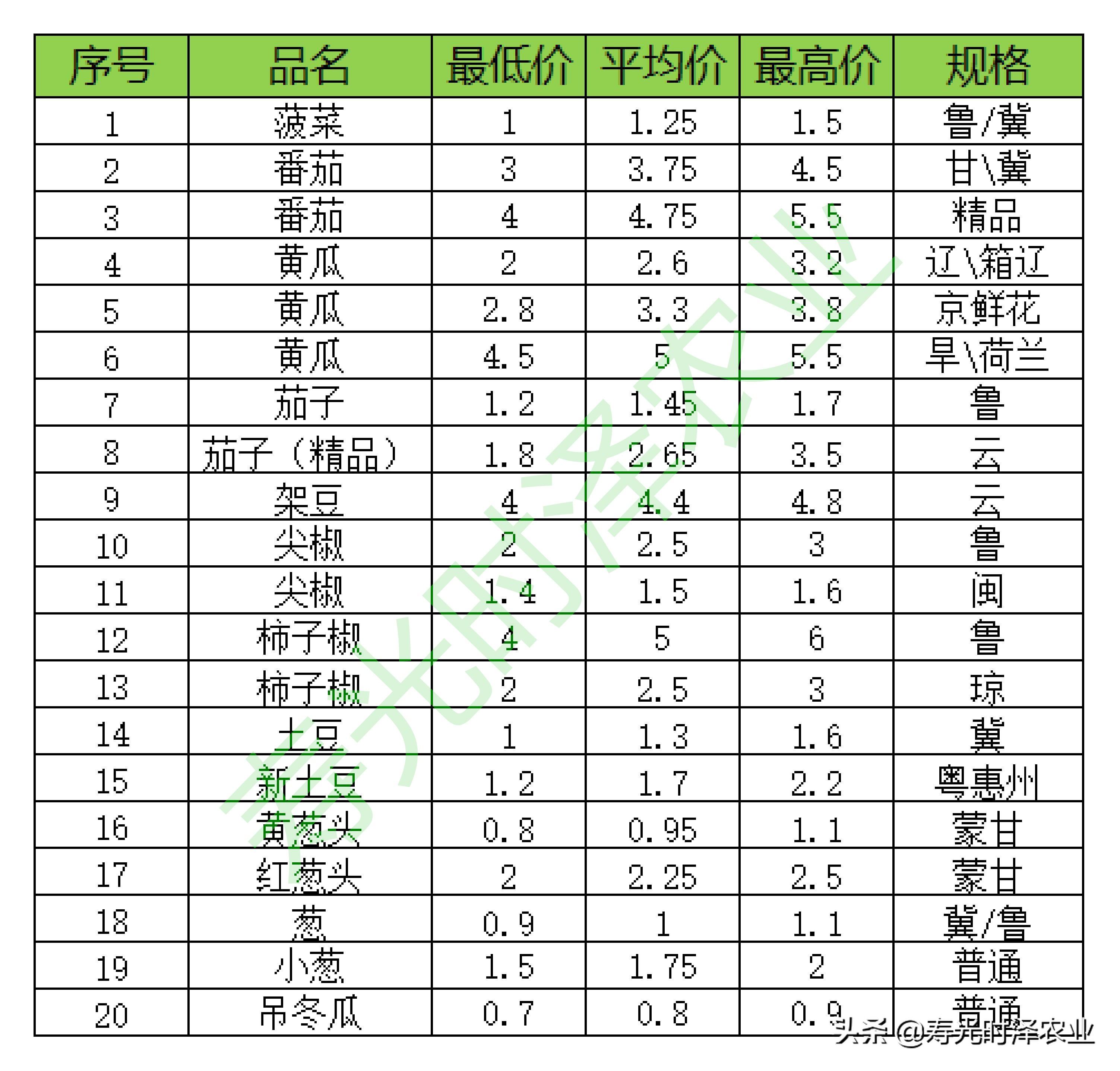 蔬菜价格最新行情，多方观点解析与个人立场探讨